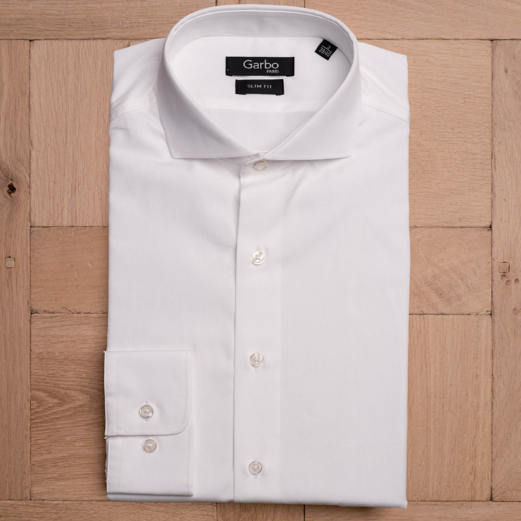 Chemise Col CUTAWAY – Blanc – P-CUPS-008-