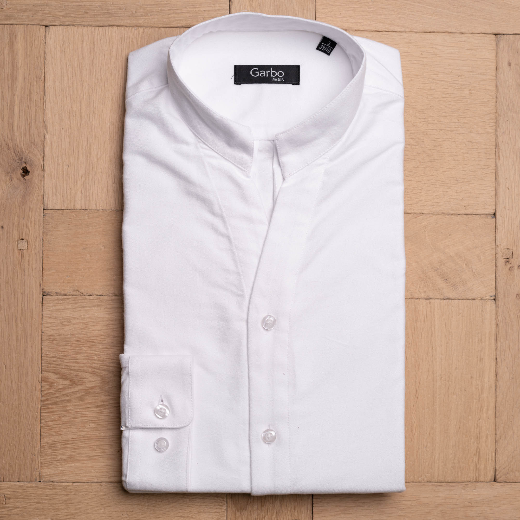 Chemise Col Droit MONTE CARLO – Blanc Oxf. 5369-009 – H25-MONTE CARLO-06700